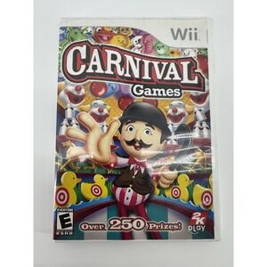 Carnival Games Nintendo Wii 2K Play With Manual CIB